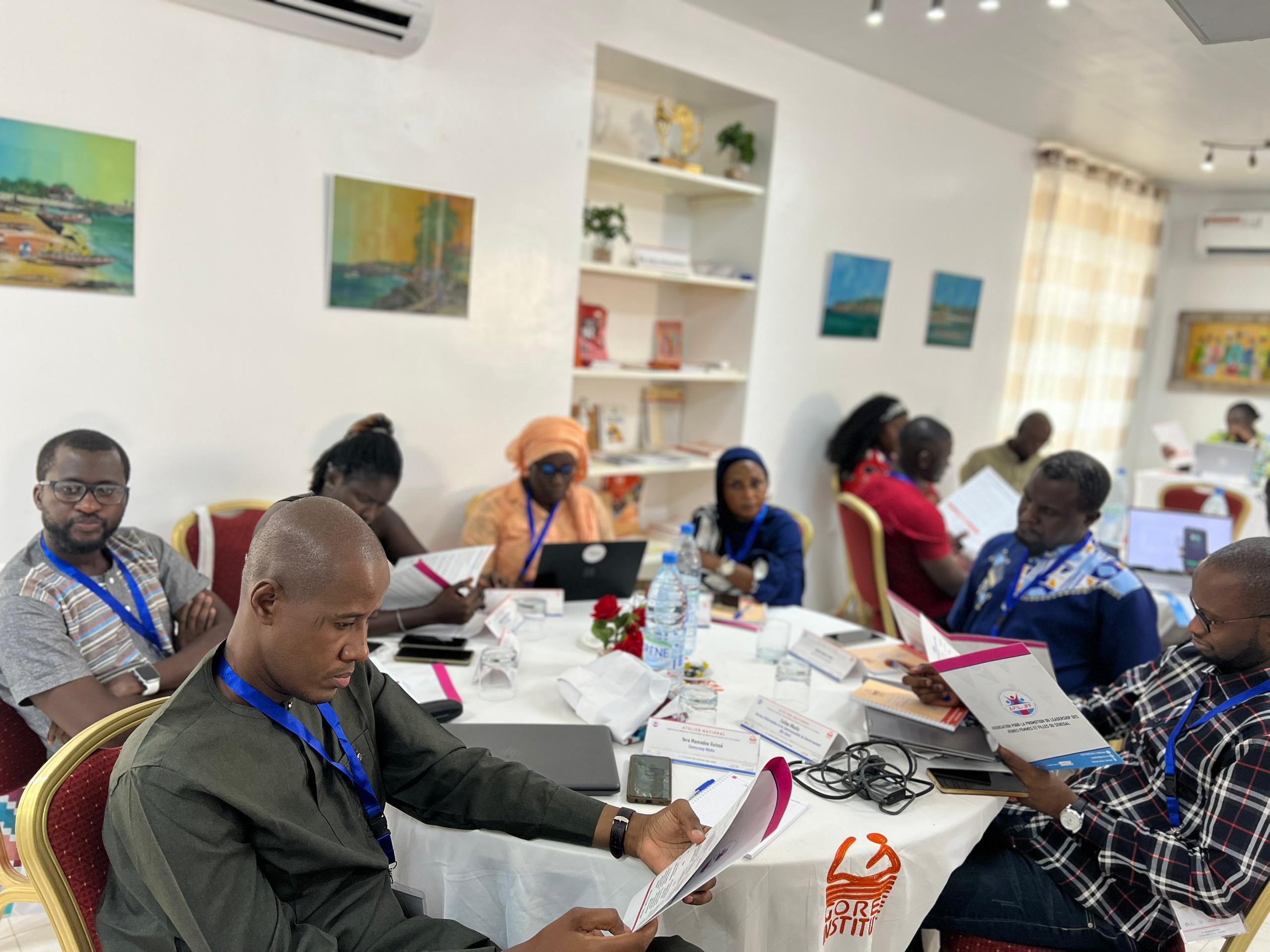 Atelier de formation  des Journalistes et des  professionnels des  médias sur les agendas  FPS et JPS – Institut de Gorée